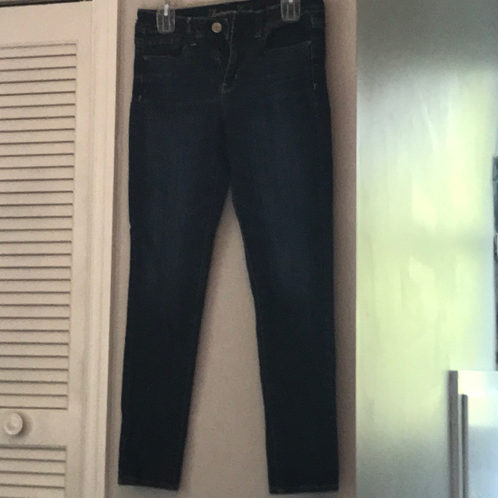 Navy blue jeans
